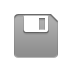 Diskette DarkGray icon