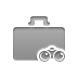 Binoculars, Briefcase Icon