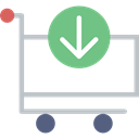 market, Shop, Add, shopping, trolley, store, Cart Black icon