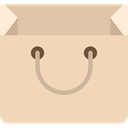 paper, paper bag, Container, Bag, shopping bag, Shop, shopping Wheat icon