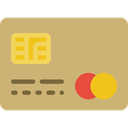 payment, Money, credit, Chip, Credit card, card DarkKhaki icon