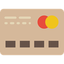 credit, payment, Money, card, Credit card Tan icon