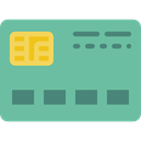 Chip, card, Credit card, Money, payment, credit MediumAquamarine icon
