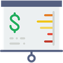 Business, statistics, chart, Presentation, graphic, financial, finances WhiteSmoke icon