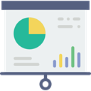 Business, financial, statistics, finances, chart, graphic, Presentation WhiteSmoke icon