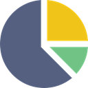 Stats, Business, statistics, finances, graphical, Pie chart, marketing DimGray icon
