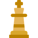 piece, chess, sport, king Black icon