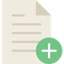 interface, File, Add, Archive, document Beige icon