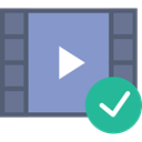 interface, Multimedia Option, video player, movie, Play button, Multimedia MediumPurple icon