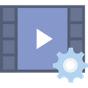 interface, Play button, Multimedia Option, Multimedia, video player, movie MediumPurple icon