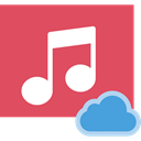 music player, musical note, song, music, Quaver, interface IndianRed icon