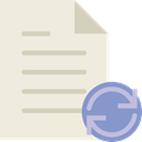 document, refresh, interface, Archive, File Beige icon