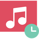 song, music, music player, Quaver, interface, musical note IndianRed icon