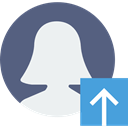 Avatar, social network, social media, user, profile, interface DimGray icon