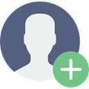 Avatar, user, profile, social network, interface, social media DimGray icon