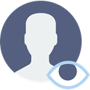 interface, social media, social network, user, profile, Avatar DimGray icon