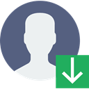 social network, social media, interface, Avatar, user, profile DimGray icon