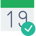 interface, Administration, time, Organization, Calendar WhiteSmoke icon