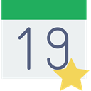 Organization, interface, Calendar, time, Administration WhiteSmoke icon