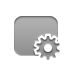 Rectangle, Gear, rounded DarkGray icon