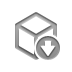 Down Gray icon