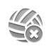 volleyball, Close, Ball Gray icon