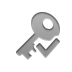 checkmark, Key Gray icon