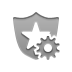 security, Gear DarkGray icon