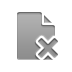 document, cross DarkGray icon