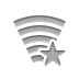 broadband, star Gray icon