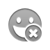 Close, smiley, grin DarkGray icon