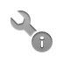 Info, technical, Wrench Gray icon