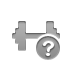 weight, help Gray icon