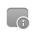 Rectangle, Info, rounded DarkGray icon