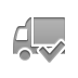 checkmark, truck DarkGray icon