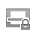 Lock, Drawing, Board Gray icon