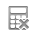 calculator, cross Icon