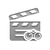 Binoculars, Clapperboard Icon