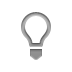 lightbulb, lightbulb on Gray icon