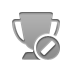 trophy, cancel DarkGray icon