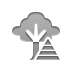 Tree, pyramid Icon
