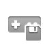 Diskette, Game, Control DarkGray icon