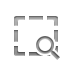 Selection, Rectangular, zoom Gray icon