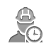 operator, Clock Gray icon