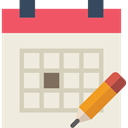 Calendar, Organization, Schedule, interface, Events, date Beige icon