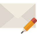 Note, interface, envelope, Message, Email, mail LightGray icon