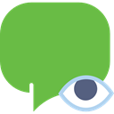 chatting, speech bubble, Message, Speech Balloon, Chat, interface, Conversation, Multimedia YellowGreen icon