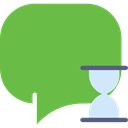 Message, Speech Balloon, interface, Chat, Conversation, chatting, Multimedia, speech bubble YellowGreen icon