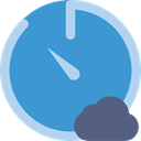 Wait, stopwatch, Chronometer, interface, timer, Tools And Utensils, time SteelBlue icon