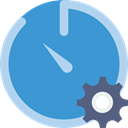 Wait, stopwatch, interface, timer, Tools And Utensils, time, Chronometer SteelBlue icon